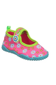 chaussons et bottillons de plongée playshoes chaussures d'eau fleurs filles rose