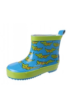 bottes de pluie playshoes bottes de pluie courtes crocodiles bleu/vert taille 20