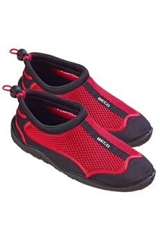 chaussons et bottillons de plongée beco chaussures d'eau noir/rouge unisexe