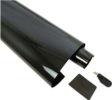 Film fenêtre limousine noire 300 x 50 cm noir
