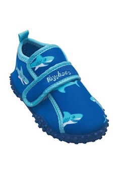 chaussons et bottillons de plongée playshoes chaussures d'eau shark garçons bleu