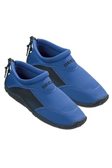 chaussons et bottillons de plongée beco chaussures aquatiques unisexe bleu/noir