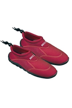 chaussons et bottillons de plongée beco chaussures d'eau unisexe rouge