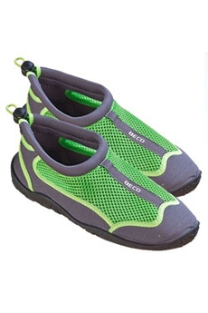 chaussons et bottillons de plongée beco chaussures aquatiques vertes/grises unisexes