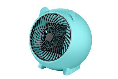 Accessoires De Menage Aucune Appareil De Chauffage Portatif De Dessin Anime De Radiateur De Ventilateur Pour Le Bureau Et La Maison Bleu Darty