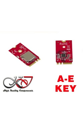 Carte contrôleur M2 (M.2 NGFF A Key ou E Key) pour carte MicroSD - Capacité  2To - Micro SD SDHC SDXC 