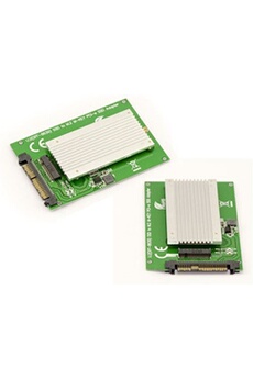 Convertisseur adaptateur M2 PCIe M Key vers U2 68Pin SFF-8639 pour monter un SSD M.2 Gen 3.0 NVMe sur un port U.2. Avec Radiateur