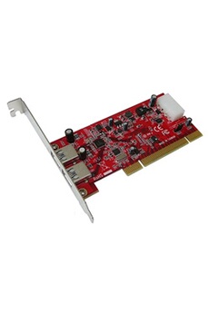 Lecteur carte mémoire Kalea-Informatique Carte contrôleur PCI USB 3.0 avec 2 ports USB3 5G. Pilotes Préinstallés pour Windows Mac Linux