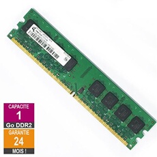 Barrette Mémoire 1Go RAM DDR2 HYS64T128020HU-3S-B DIMM PC2-5300U 2Rx8