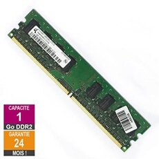 Barrette Mémoire 1Go RAM DDR2 HYS64T128000EU-2.5-C2 DIMM PC2-6400U 1Rx8