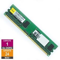 Barrette Mémoire 1Go RAM DDR2 M2Y1G64TU88D6B-AC DIMM PC2-6400U 1Rx8