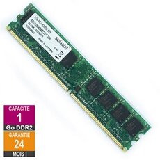 Barrette Mémoire 1Go RAM DDR2 SEU12864D4B72EP-30R DIMM PC2-5300U 2Rx8