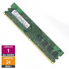 Barrette Mémoire 1Go RAM DDR2 M378T2863EHS-CF7 DIMM PC2-6400U 1Rx8