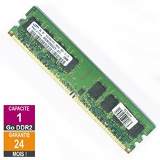 Barrette Mémoire 1Go RAM DDR2 M378T2953EZ3-CF7 DIMM PC2-6400U 2Rx8