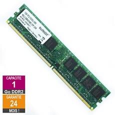 Barrette Mémoire 1Go RAM DDR2 MEU12864D4BC1EP-30R DIMM PC2-5300U 1Rx8