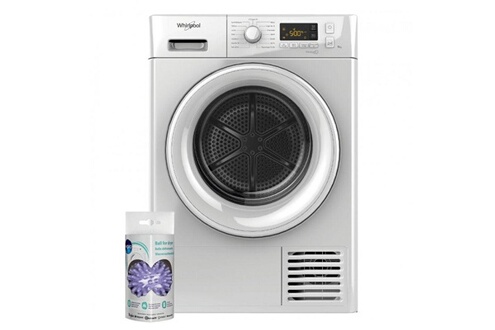 Sèche-linge frontal condensation 8kg b electronique tambour 120l 6eme sens