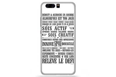 Coque Smartphone 1001 Coques Coque Silicone Gel Huawei P10 Motif Citation 11 Darty