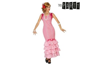Déguisement adulte Euroweb Déguisement pour femme danseuse de flamenco rose - un costume taille - m/l