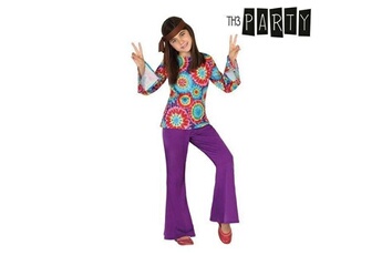 Déguisement enfant Euroweb Déguisement pour fillette hippie (3 pcs) violet - un costume enfant fille taille - 3-4 ans