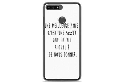 Coque Smartphone 1001 Coques Coque Silicone Gel Huawei Honor 7a Motif Citation 04 Darty