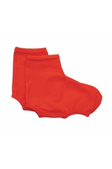chaussures de cyclisme newton couvre chaussure lycra ete orange uni-taille