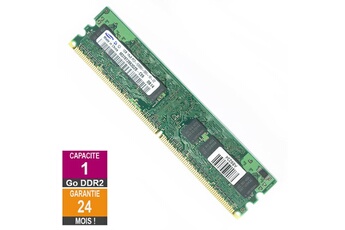 Barrette Mémoire Samsung Barrette Mémoire 1Go Ram Ddr2 Samsung M378T2863Qzs-Ce6 Dimm Pc2-5300U 1Rx8