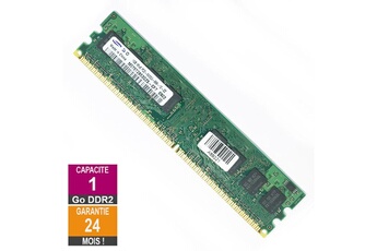 Barrette Mémoire Samsung Barrette Mémoire 1Go Ram Ddr2 Samsung M378T2863Qzs-Cf7 Dimm Pc2-6400U 1Rx8