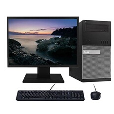 PC Tour Optiplex 9020 i5-4570 3.20GHz 16Go/240Go SSD Wifi W10 + Ecran 24