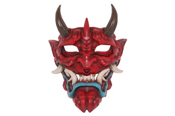 Masques GENERIQUE Japanese prajna halloween mask clothing collection wall hanging mask rouge