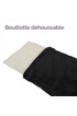Vivezen Bouillotte chauffante ou refroidissante 10 x 22 cm déhoussable pour toutes parties du corps - Noir - photo 3