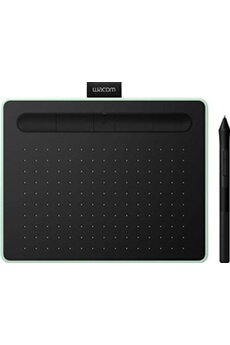 Tablette graphique Wacom Intuos S with Bluetooth - Numériseur - droitiers et gauchers - 15.2 x 9.6 cm - électromagnétique - 5 boutons - sans fil, filaire - USB, Bluetooth 4.2