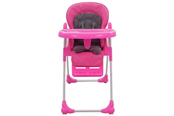 Chaises hautes et réhausseurs bébé GENERIQUE Icaverne - chaises pour enfants inedit chaise haute pour bébé rose et gris