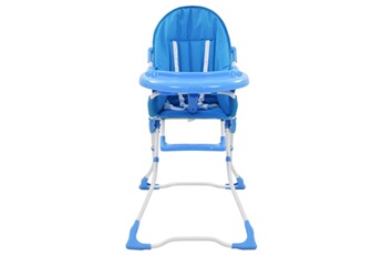 Chaises hautes et réhausseurs bébé GENERIQUE Icaverne - chaises pour enfants moderne chaise haute pour bébé bleu et blanc
