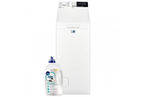 Lave-linge top 6kg 1200trs/min a+++ tambour 42l duodose machine à laver