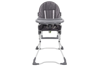 Chaises hautes et réhausseurs bébé GENERIQUE Icaverne - chaises pour enfants contemporain chaise haute pour bébé gris et blanc