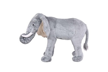 Peluche GENERIQUE Icaverne - peluches esthetique jouet en peluche éléphant gris xxl
