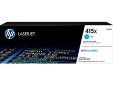 HP 415X - A rendement élevé - cyan - original - LaserJet - cartouche de toner (W2031X) - pour Color LaserJet Enterprise MFP M480; Color LaserJet