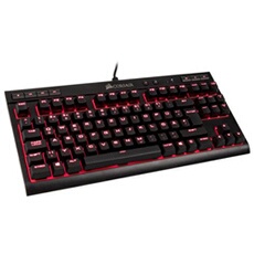 Gaming K63 Compact Mechanical - Clavier - rétro-éclairé - USB - Allemand - commutateur : CHERRY MX Red