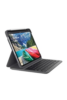 Logitech Clavier pour tablette Slim Folio Pro - et étui rétroéclairé Bluetooth QWERTY R.-U. Apple 11-inch iPad (1ère génération)