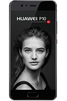 Smartphone Huawei P10 Smartphone (12,95 cm (5,1 Pouces) Ecran Tactile 32 Go Mémoire Interne Android 7.0, EMUI 5.1),Noir