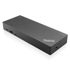40AF0135UK notebook dock/port replicator Wired USB 3.0 (3.1 Gen 1) Type-C Black