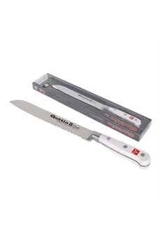 couteau quttin serrated knife chef acier inoxydable blanc (20 cm)
