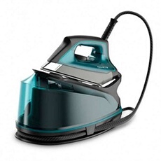 Compact Steam DG7623F0 Pro - Centrale vapeur avec fermeture automatique - semelle : Microsteam 400 HD Laser - 2200 Watt - bleu/noir ensorcelé