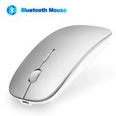 Souris Bluetooth sans fil pour Apple iPad, iPhone, MacBook, Android, Samsung, tablette, téléphone, double mode, rechargeable, souris d'ordinateur portable 2,4 G pour ordinateur portable Windows Souris Bluetooth sans fil pour Apple iPad, iPhone, MacBook, Android, Samsung, tablette, téléphone, double mode, rechargeable, souris d'ordinateur portable 2,4 G pour ordinateur portable Windows
