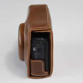Sacoche en cuir PU pour appareil photo - AIHONTAI - Canon EOS M5 M50 Sacoche en cuir PU pour appareil photo - AIHONTAI - Canon EOS M5 M50