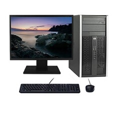 PC Pro 6300 MT Core i7-3770 3.40GHz 16Go/1To Wifi W10 + Ecran 24