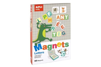 Autres jeux créatifs Apli Set de 60 magnets apli kids lettres