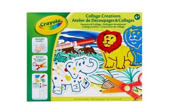Autres jeux créatifs Crayola Kit créatif crayola atelier de découpages et collages