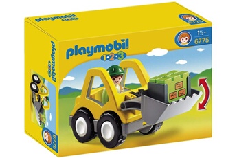Playmobil Playmobil 1,2,3 Playmobil - chargeur et ouvrier - 6775