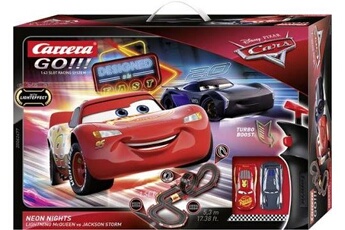 Circuit voitures Carrera Piste de jouet électrique disney cars neon nights carrera go!!!